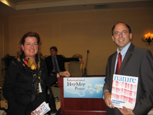 Bartha Maria Knoppers et Tom Hudson
